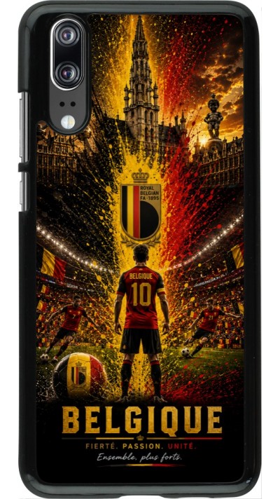 Coque Huawei P20 - Football Belgique splash 2026