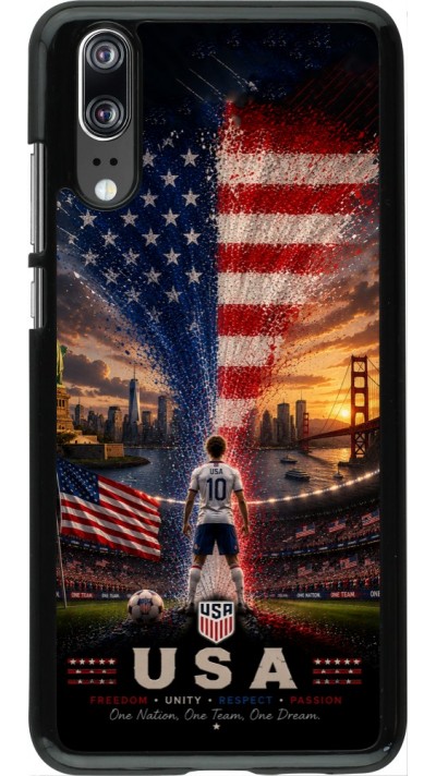 Coque Huawei P20 - Football États-Unis splash 2026