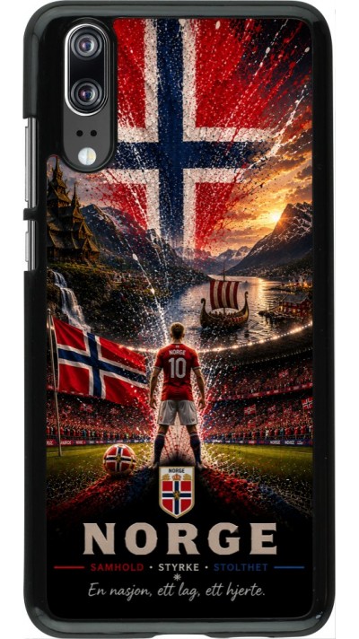 Coque Huawei P20 - Football Norvège splash 2026