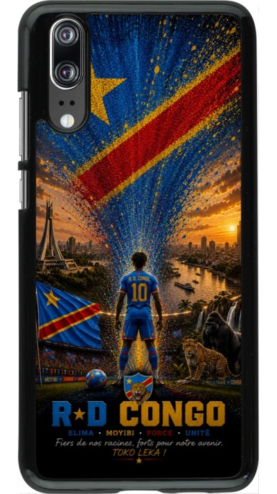 Coque Huawei P20 - Football République démocratique du Congo splash 2026