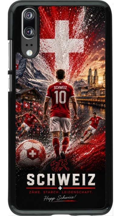 Coque Huawei P20 - Football Schweiz splash 2026