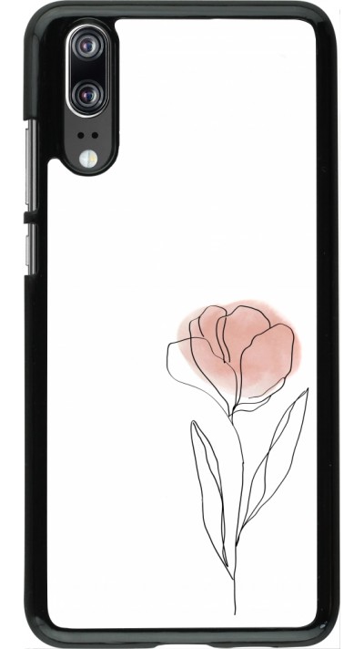 Coque Huawei P20 - Spring 23 minimalist flower
