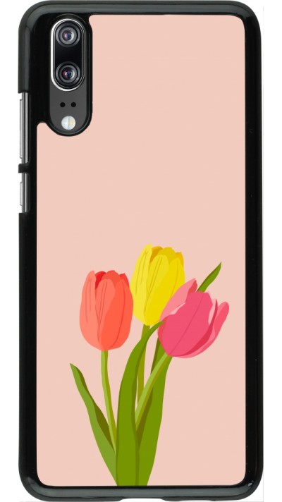 Coque Huawei P20 - Spring 23 tulip trio