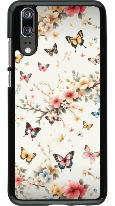 Coque Huawei P20 - Spring 25 Papillons Légers