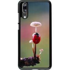 Coque Huawei P20 - Ladybird on a mushroom 2026