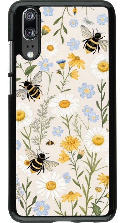 Coque Huawei P20 - Pattern bees 2026