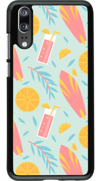 Coque Huawei P20 - Summer 2025 Pattern citron