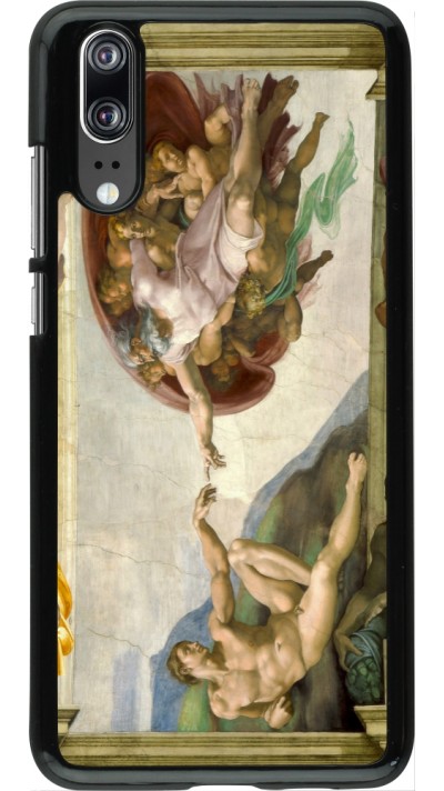 Coque Huawei P20 - Tableau art - La Création d’Adam - Michel-Ange