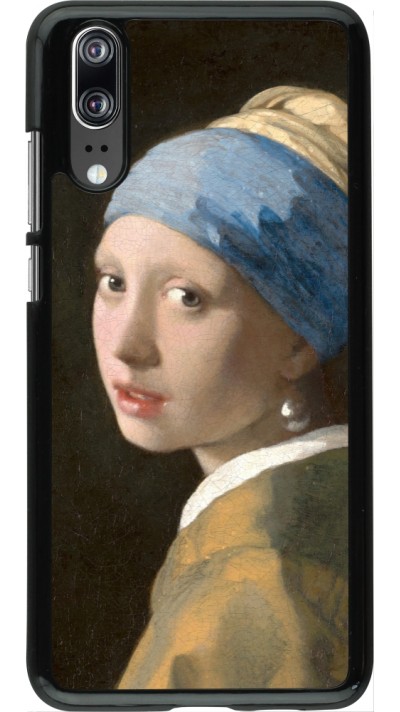 Coque Huawei P20 - Tableau art - La Jeune fille à la perle - Johannes Vermeer