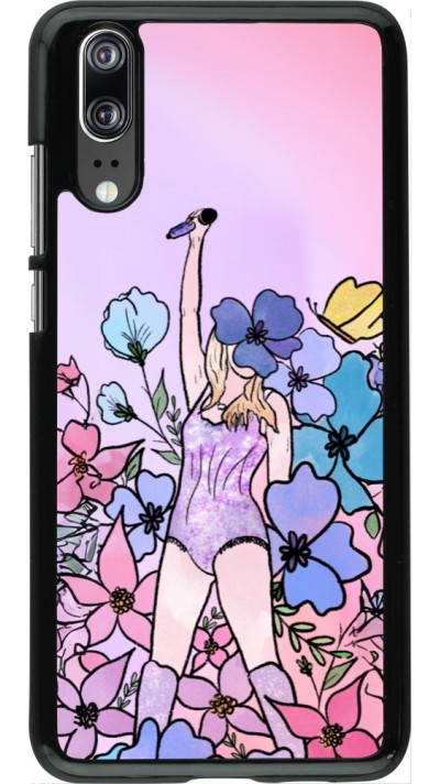 Coque Huawei P20 - Taylor Swift Sketch - Pink