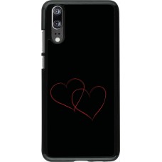 Coque Huawei P20 - Valentine 2023 attached heart