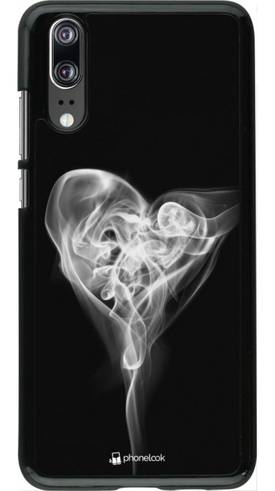 Coque Huawei P20 - Valentine 2022 Black Smoke