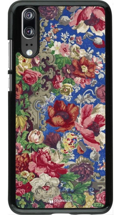 Coque Huawei P20 - Vintage Art Flowers