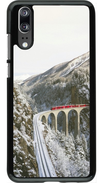 Coque Huawei P20 - Winter 25 Winter polar express