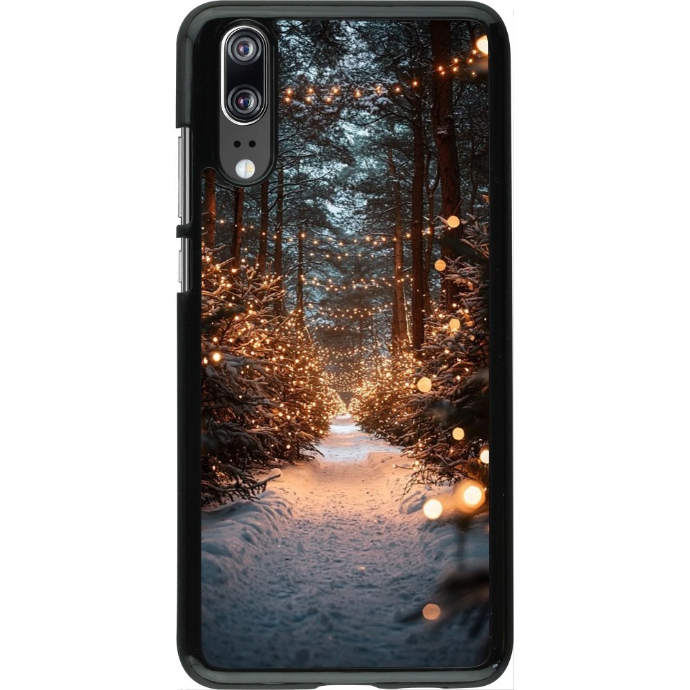 Coque Huawei P20 - Winter 25 Winter snowy road