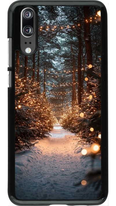 Coque Huawei P20 - Winter 25 Winter snowy road