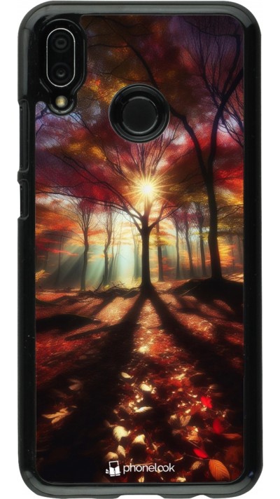 Huawei P20 Lite Case Hülle - Herbstlicher goldener Glanz