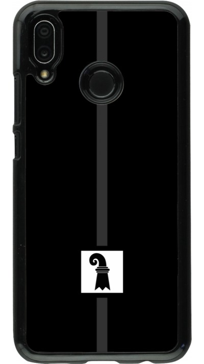 Huawei P20 Lite Case Hülle - Kanton BS schwarz
