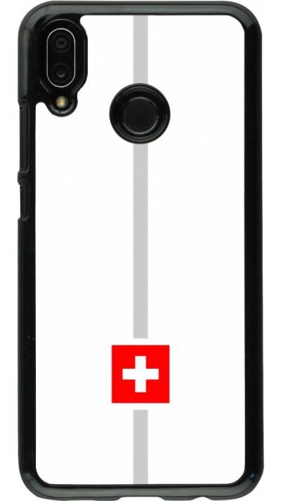 Huawei P20 Lite Case Hülle - Kanton CH weiss