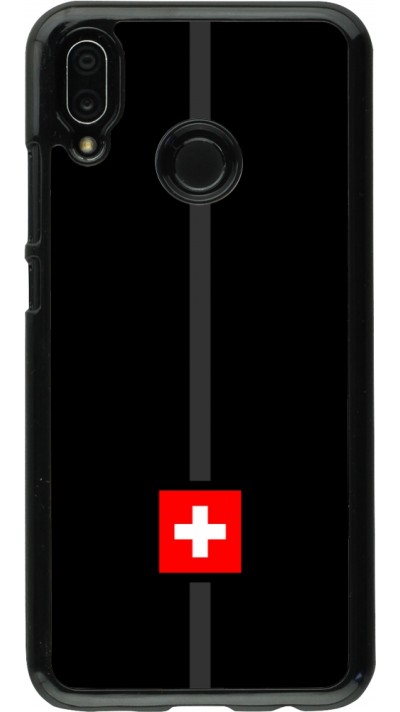 Huawei P20 Lite Case Hülle - Kanton CH schwarz