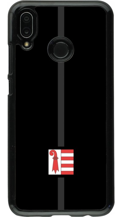 Huawei P20 Lite Case Hülle - Kanton JU schwarz