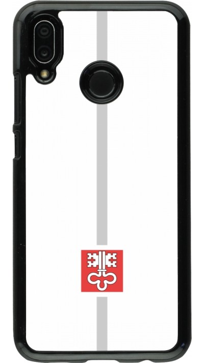 Huawei P20 Lite Case Hülle - Kanton NW weiss