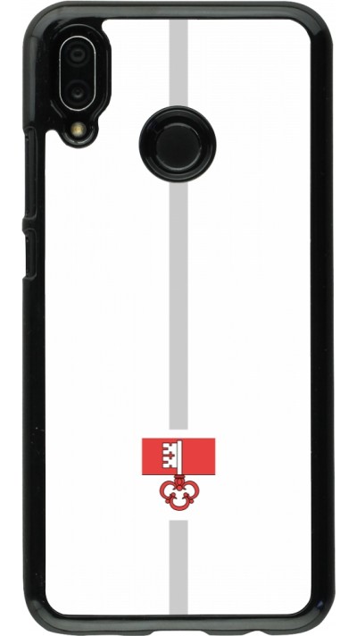 Huawei P20 Lite Case Hülle - Kanton OW weiss
