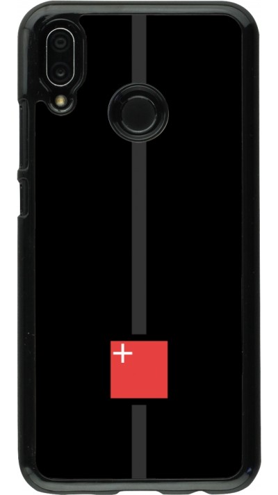 Huawei P20 Lite Case Hülle - Kanton SZ schwarz