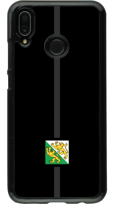 Huawei P20 Lite Case Hülle - Kanton TG schwarz