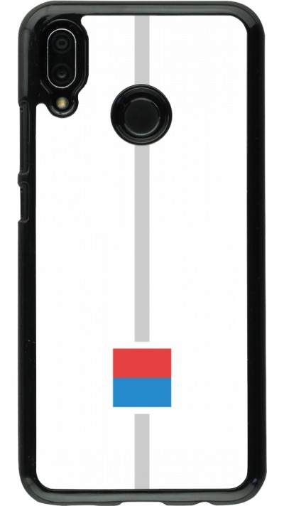 Huawei P20 Lite Case Hülle - Kanton TI weiss