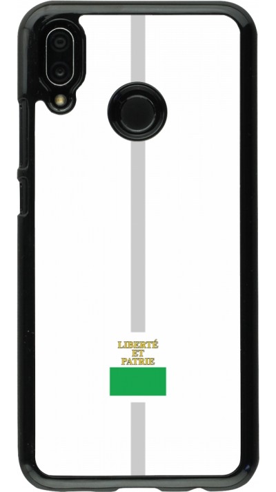 Huawei P20 Lite Case Hülle - Kanton VD weiss