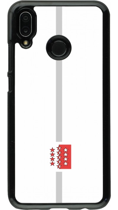 Huawei P20 Lite Case Hülle - Kanton VS weiss