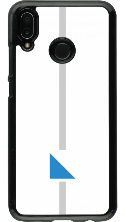Huawei P20 Lite Case Hülle - Kanton ZH weiss