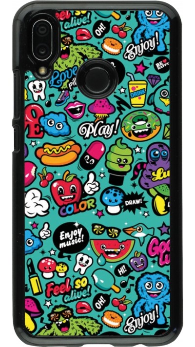 Huawei P20 Lite Case Hülle - Cartoons old school
