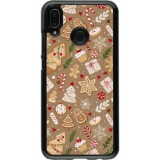 Coque Huawei P20 Lite - Christmas 25 Pattern Ginger Cookie