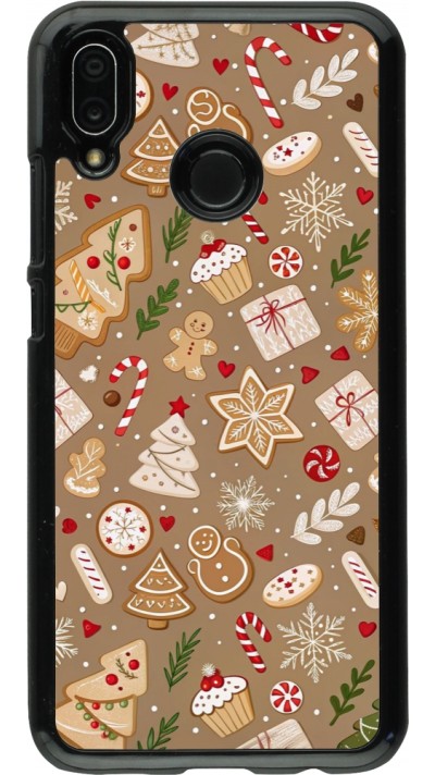 Coque Huawei P20 Lite - Christmas 25 Pattern Ginger Cookie