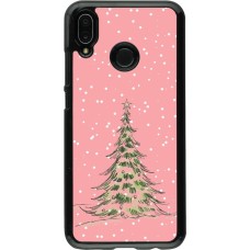 Huawei P20 Lite Case Hülle - Christmas 25 Pink Tree
