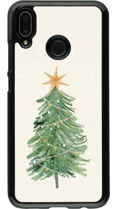 Coque Huawei P20 Lite - Christmas 25 Sketch Tree