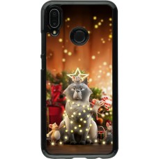 Huawei P20 Lite Case Hülle - Christmas 25 Xmas Cat