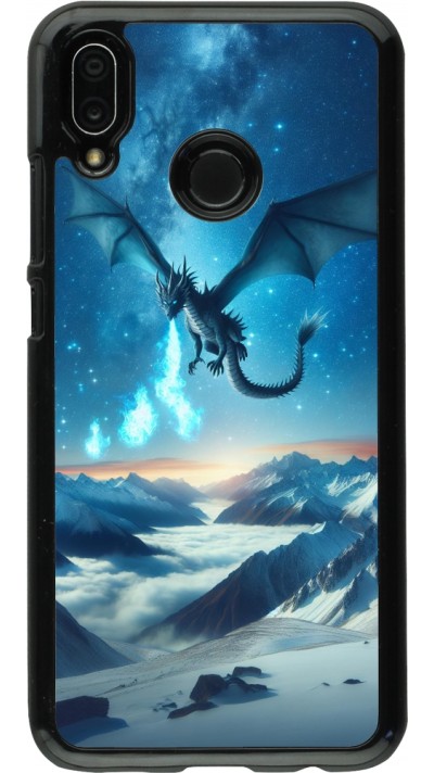 Huawei P20 Lite Case Hülle - Drache nächtliche Berg