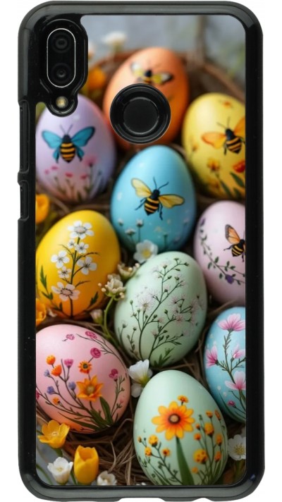 Coque Huawei P20 Lite - Easter 2026 Eggs with bees