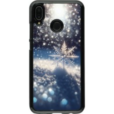 Huawei P20 Lite Case Hülle - Schneeflocke Solar Glanz