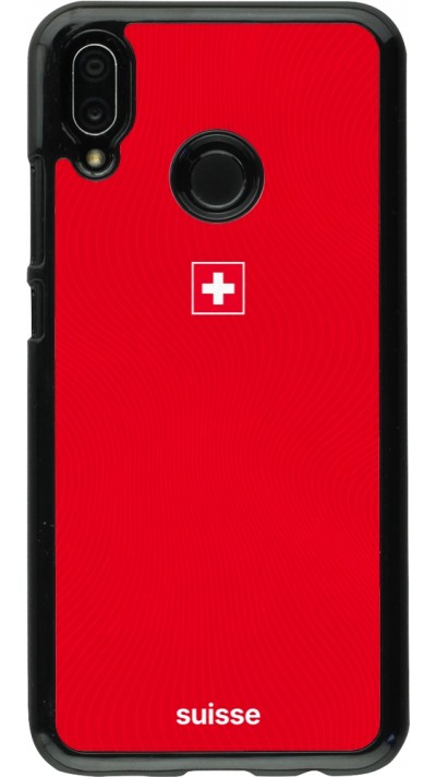 Coque Huawei P20 Lite - Maillot de football Suisse 2026 personnalisable
