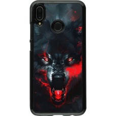 Huawei P20 Lite Case Hülle - Halloween 2024 mad werewolf