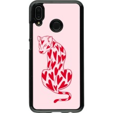 Coque Huawei P20 Lite - Leopard with hearts 2026