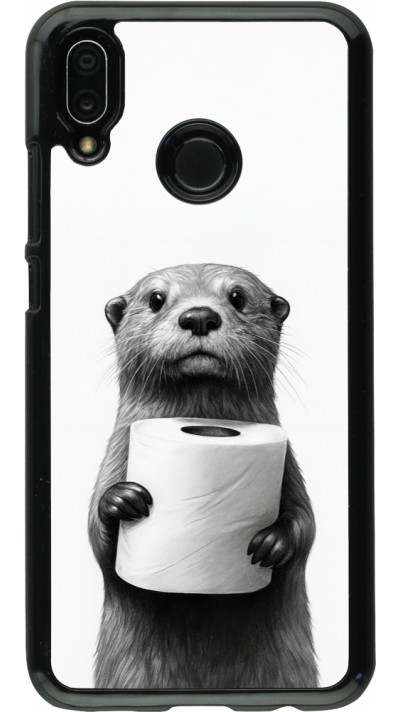 Huawei P20 Lite Case Hülle - Otter Toilettenpapier