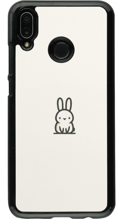 Huawei P20 Lite Case Hülle - Minimal Häschen Süße