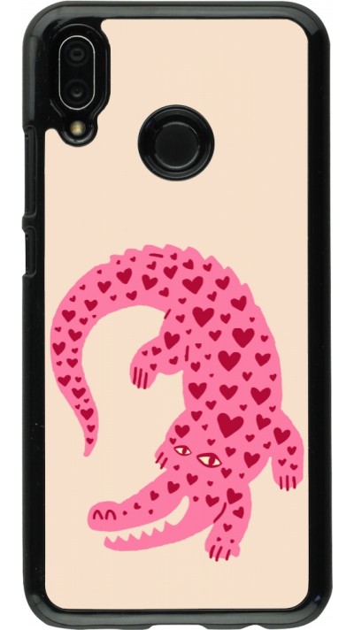 Coque Huawei P20 Lite - Pink crocodile 2026
