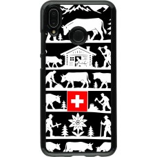 Huawei P20 Lite Case Hülle - Poya Schweiz 1 schwarz