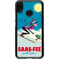 Huawei P20 Lite Case Hülle - Saas-Fee Ski Downhill